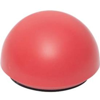 MAULmagneet MAULpro Recycling, halve bol, kleefkracht tot 0,6 kg, Ø 30 x H 20 mm, 85% gerecycled kunststof gecoat, rood, 10 stuks