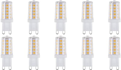 SPL G9 LED Lamp 3W Dimbaar - Warm Wit - 260lm - LED Buislamp T17 - 10 Stuks - 2700K - 230 Volt