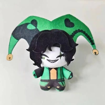 Nouveau Le Cirque des Freaks Peluche Bouffon Pierrothe Arlequin Freaks Pierrot Peluche Jouet Périphériques Anime Jeu Peluche Pendentif Cadeau