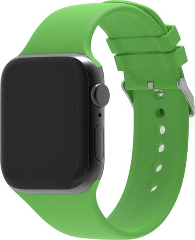 Strap-it Leren band met patroon - Geschikt voor Apple Watch Series 1/2/3/4/5/6/7/8/9/10/11/SE/SE2/SE3/Ultra (2/3) - Bruin - Luxe band leer uitgesneden patroon - iWatch bandje maat: 44mm / 45mm / 46mm / 49mm