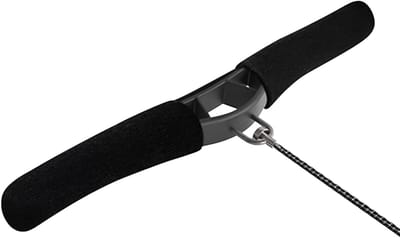Roeimachine Handvatten Hoes - Gripbeschermer Roeitrainer - Comfortabel Roeien - Wrijvingsreducerend Katoen - 3 x 8 x 3 cm - Zwart