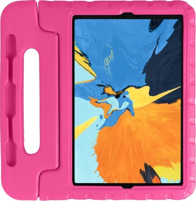 Hoes - Geschikt voor Apple iPad Pro (2020) - 11 inch - Kinderhoes Shockproof Bumper - Kidsproof Case - Tablet Hoesje - Kinder Hoesje Cover - Roze