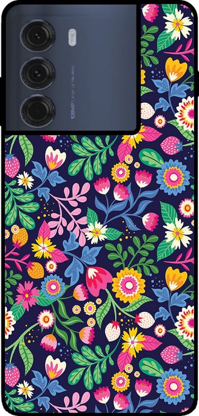 Smartphonica Telefoonhoesje Geschikt voor Motorola Moto G200 5G / Edge S30 met bloemen opdruk - TPU backcover case flower design geschikt voor Motorola Edge S30;Motorola Moto G200 5G