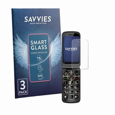 3 Stuks Savvies Screenprotector - geschikt voor Guwet G739 - beschermfolie glas transparant