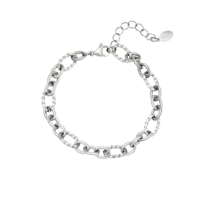 Armband Criss Cross Zilver - Sieraden - Stainless Steel - Rvs - Unisex - mannen - Vrouwen - 16 cm - Yehwang