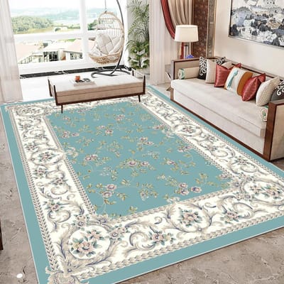 Luxe Groot Woonkamer Tapijt in Europese Stijl Zacht Gemakkelijk Schoon te Maken Vloerkleden voor Slaapkamer Mode Decoratie Huis Salontafels Mat 60*90cm
