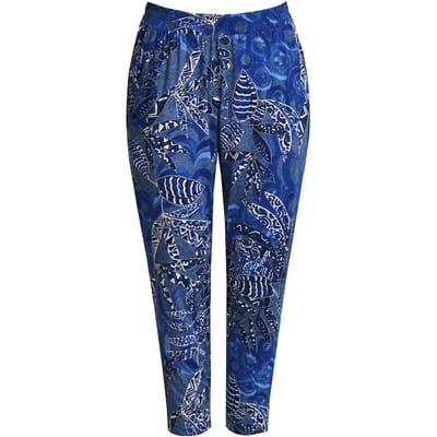 Dames geprinte jersey broek Mat Fashion
