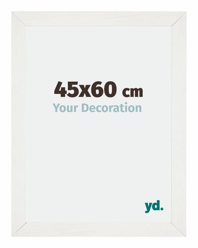 Your Decoration - Puzzellijst 45x60 cm - Wit Geveegd - Puzzellijst 500-1000 stukjes - MDF Fotolijst - Mura