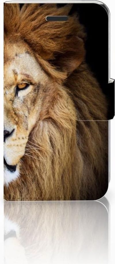 Samsung Galaxy Xcover 3 | Xcover 3 VE Telefoonhoesje met Pasjes Leeuw
