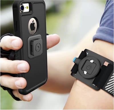 LuxeBass Universeel Sportarmband met uniek kliksysteem voor Hardlopen Fitness LB578