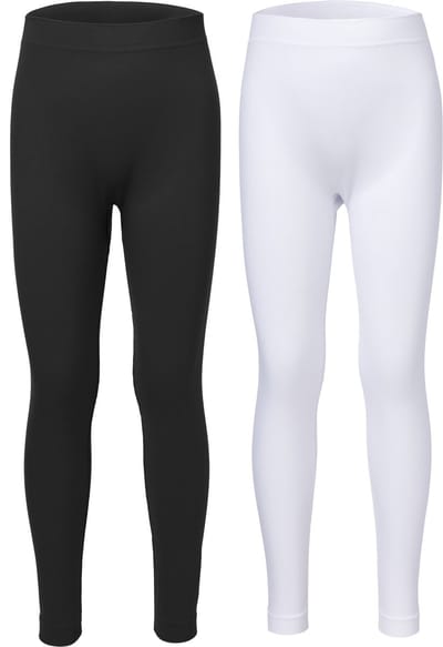 Ladeheid Kinderen Thermobroek - Sport - Lang - Polyamide – Zwart/wit – 134-140 – LA-LA40-259-TMPK-2B