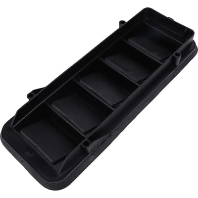 Panneau de grille d'aération arrière Panneau 13596856 Remplacement de la grille d'aération de pression de cabine pour 1500 1999 2019 black