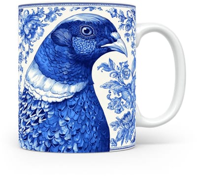 Mok Fazant Beker voor koffie of tas voor thee, cadeau voor dierenliefhebbers, moeder, vader, collega, vriend, vriendin, kantoor, opa, oma, hond, kerst, sinterklaas, verjaardag