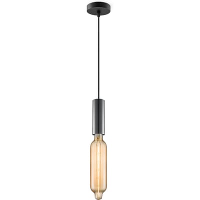 Home sweet home hanglamp Saga zwart Tube - amber