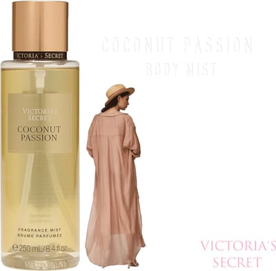 Victoria's Secret Coconut Passion Parfum BodyMist 250ml Incl VS Geschenktasje
