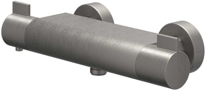 IVY Pact Douchethermostaatkraan opbouw cooltouch Geborsteld metal black PVD
