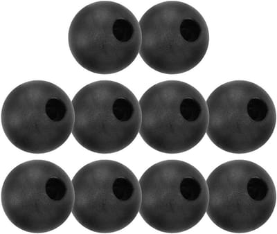 Kabel Bal Stopper - Gym Accessoire - Fitness Apparatuur - Effectieve Impactvermindering - 10 stuks - Zwart