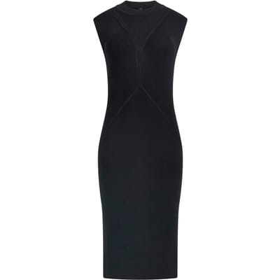 GUESS Courtney Sl Swtr Dre Jet Black A996 Taglia: 38 | Abiti Midi Outlet | Donna | Nero