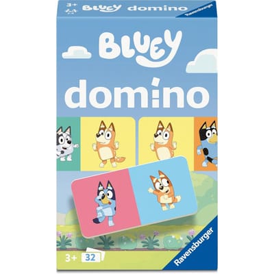 Ravensburger – Bluey Domino – Pocketspel – Vanaf 3 Jaar