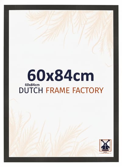 Fotolijst 60x84 cm - MDF - Zwart Mat - Benno