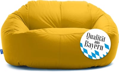 XXL Lounge Zitzak Sofa Geel - Comfortabele Bank voor Binnen en Buiten