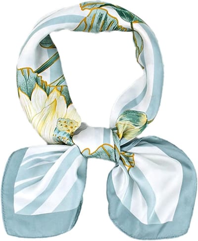 Elegante zijden hoofddoek voor dameshaar 70 cm, vierkante satijnen bandana's, mode sjaals en haar wraps voor elke gelegenheid