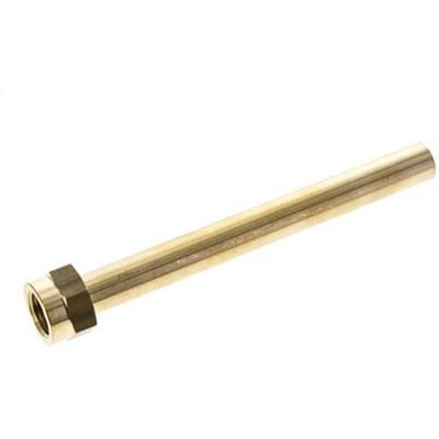 M16x1.5 Messing buis 150 mm lang met binnendraad