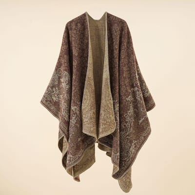 Kasjmier Winter Warm Poncho's En Capes Voor Vrouwen Foulard Femme Sjaals En Wraps Bloemen Pashmina Vrouwelijke Bufanda Mujer black