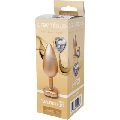 Anale Plug Dream Toys Gleaming Love Gouden