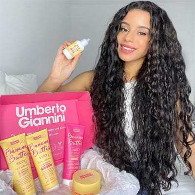 Umberto Giannini Bananenboter Banana & Coconut Superfood Moisture Lock Conditioner Hydraterende conditioner Unisex 250 ml