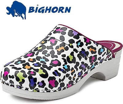 Bighorn 5030 Panter Kleuren Medische Klompen Dames