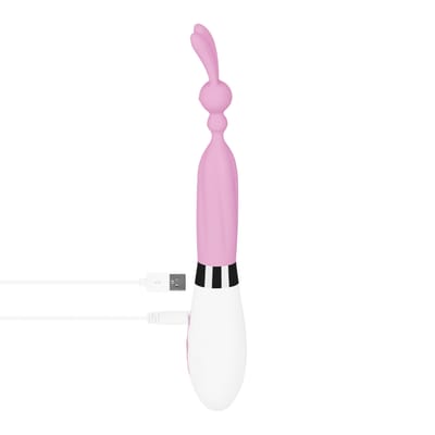 EIS, vibrator, 'konijnvormige siliconen vibrator, 22,6 cm', waterdicht, oplaadbaar, huidvriendelijke siliconen