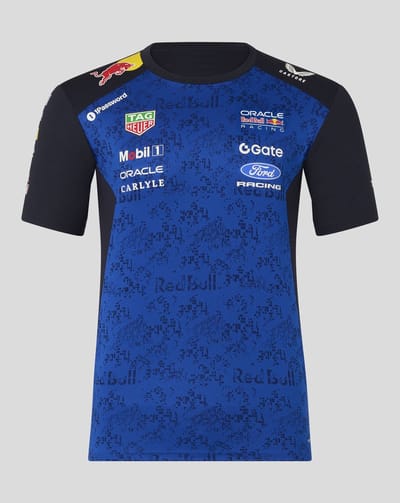 Officieel Oracle Red Bull Racing Teamline shirt 2026 Maat 2XL - Max Verstappen - Isack Hadjar