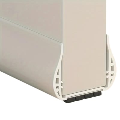 Nivard Tochtstrip - Tochthond - Windstopper - Deurborstel - Tochtband - Tochtstopper - Tochtkussen - Kussen Voor Deur - Draft Stopper - Wit