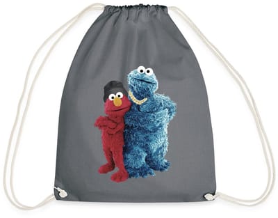 Sesamstraat Gangster Elmo Koekiemonster Gymtas