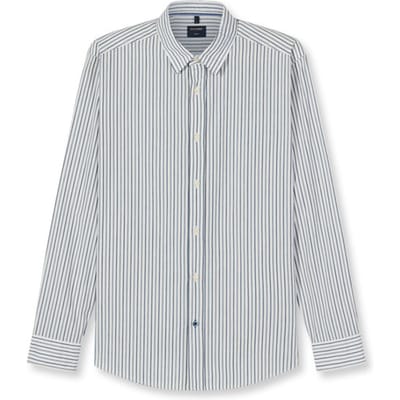 OLYMP Casual Overhemd, Regular Fit, Kent, Wit