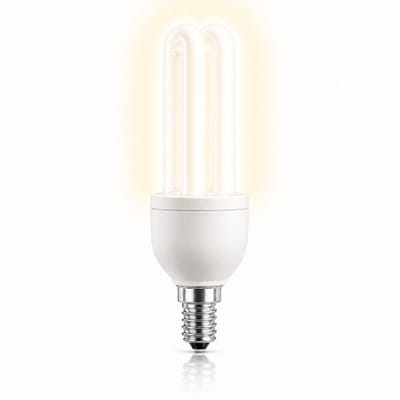 4x Stick Spaarlamp E27 - 13W - Daglicht (6400K) - 700 lm - 10 jaar - Niet Dimbaar
