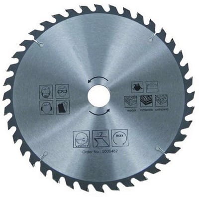 Cirkelzaagblad - Zaagblad hout - Precisie zagen - 36 Carbide tanden - 300 mm - zilver