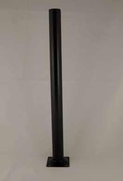 meubelpoot rond 10x3cm zwart