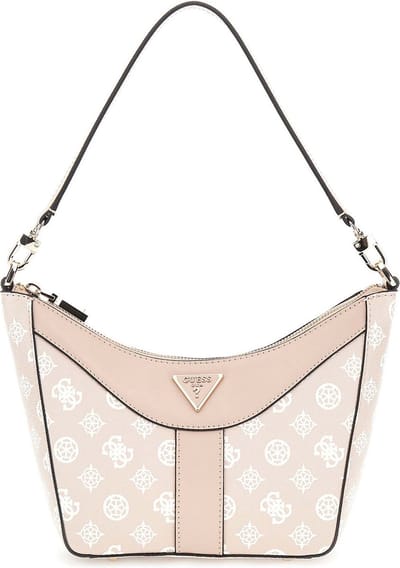 GUESS Schoudertas Dorys Shoulder Bag Sand Logo Beige