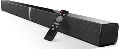 SNJY® Soundbar met Surroundgeluid - TV Speaker - Home Cinema - Met Afstandsbediening - 2-in-1 - 80W - Zwart