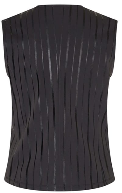 MI PIACE - Travel Gilet Stripe 2294 Black Foil - Maat : S