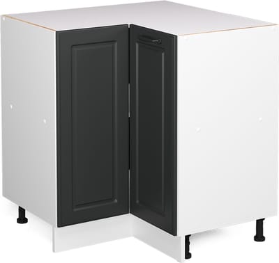 Vicco R-Line Hoekkast – 75.6 cm zonder werkblad Antraciet landhuis