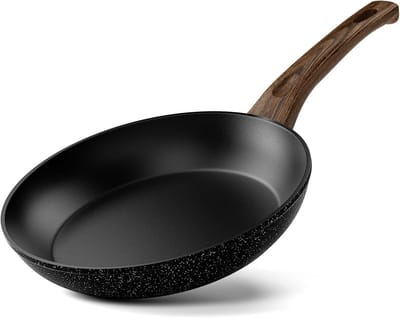 Kleine Koekenpan 20 cm voor Inductie - Krasbestendig Graniet Anti-aanbaklaag