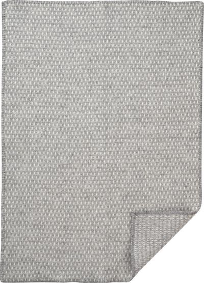 Klippan - wiegdeken -Knut- wollen wiegdeken –licht grijs- 65x90 cm