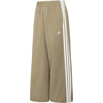 Adidas Iconic Woven Wide Leg Track Pants Broeken Dames - Beige - Maat XL (46-48) - Nylon