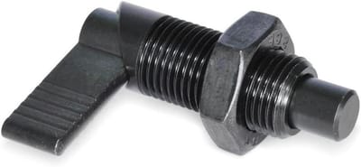 Vergrendelbout - Bevestigingspen - Vaste Positionering - Intrekbare Pen - M12x15 Schroefdraad - Gebruind
