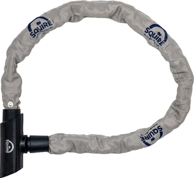 Squire Mako CN8/900 - Sterk kettingslot - Fietsslot - Fatbike slot - Scooter slot - Geïntegreerd slot met ketting en sleutel - 90 cm