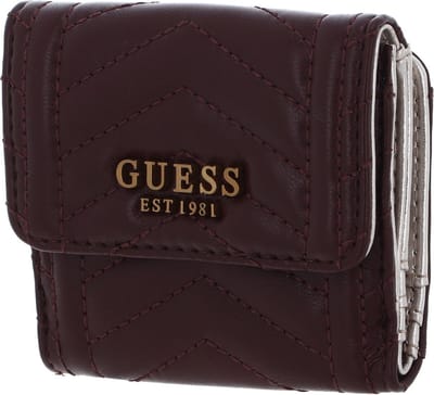 GUESS Portemonnee Lovide SLG Card & Coin Purse Merlot Wijnrood