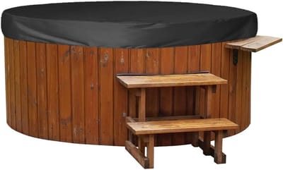 Ronde hot tub cover 190cm - polyester taft - waterdicht - beschermt tegen vuil en weer - ShopVlot